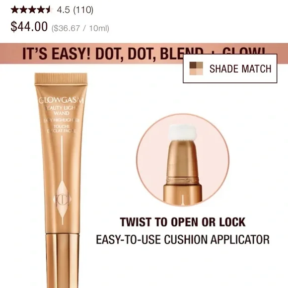 Charlotte Tilbury Set of Four Beauty Light Wands and Contour - Picture 8 of 8